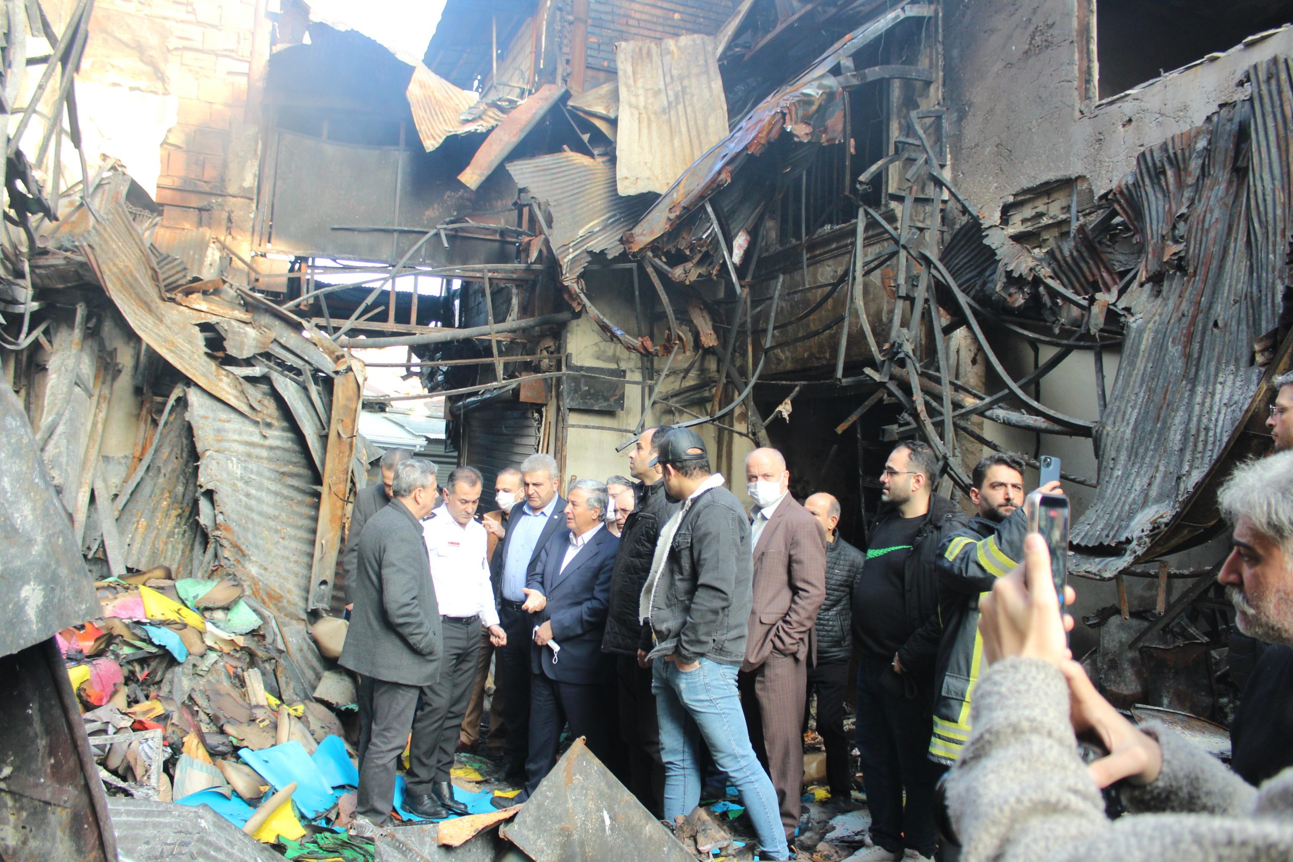 اتاق اصناف پیگیر مطالبات واحدهای آسیبدیده در آتشسوزی بازار رشت